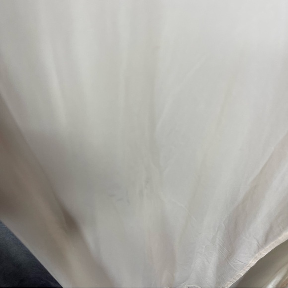 CHAM Long Bodycon Semi Sheer Long Sleeve Dress In Baby Beige Women's Size X - Picture 6 of 13